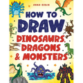How to Draw Dinosaurs, Dragons & Monsters: Step-by-Step Drawing Fun for Kids Age 8-12 Learn to Draw Dinosaurs, Dragons, Zombies & More