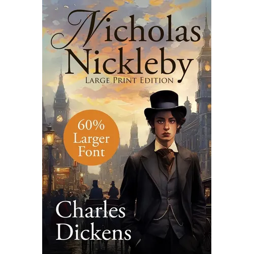Nicholas Nickleby (Large Print, Unabridged): Large Print, Annotated Extended Biography, Unabridged