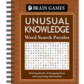 Brain Games - Unusual Knowledge Word Search Puzzles: With Trivia & Facts Science, History & Pop Culture Spiral Bound Activity Book Gift for Adults, Se
