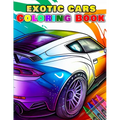 Exotic Car Coloring Book