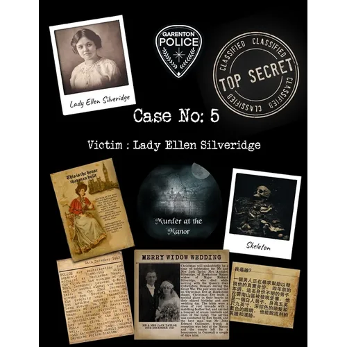 Case 5 - Murder at the Manor: The Blue Coconut- Cold Case Mystery Crime Police File Game
