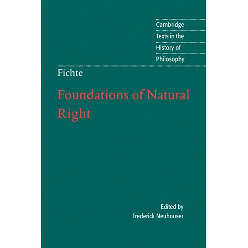 Foundations of Natural Right