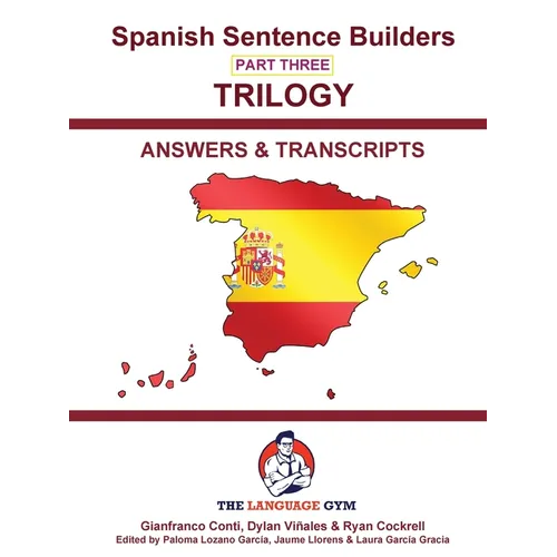SPANISH SENTENCE BUILDERS 3 - Triology - ANSWER BOOK: Sentence Builder