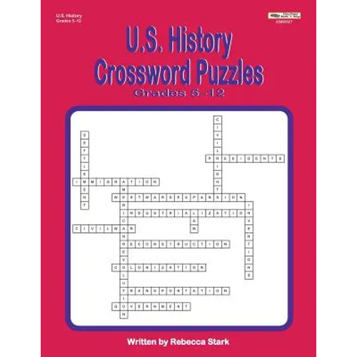 U.S. History Crossword Puzzles Grades 5-12