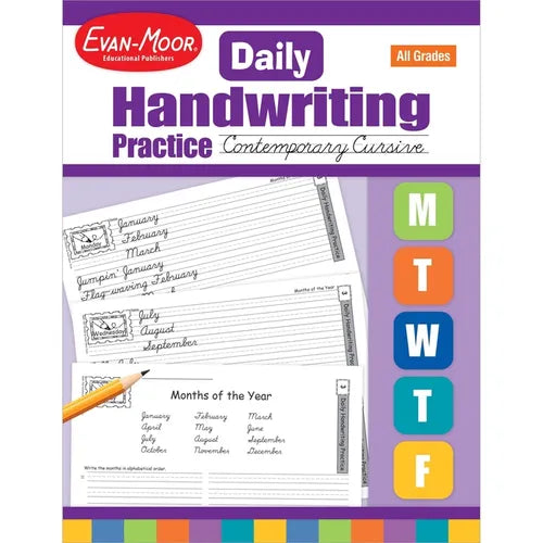 Daily Handwriting Contemporary Cursive Te