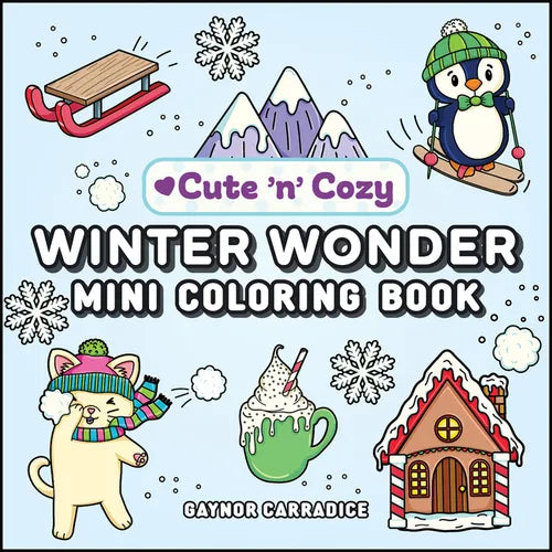 Winter Wonder Mini Coloring Book