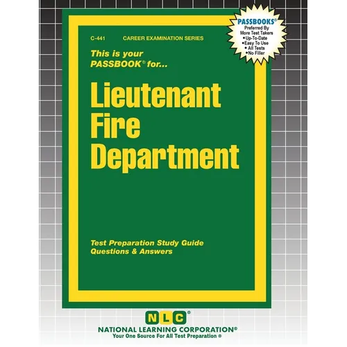 Lieutenant Fire Department