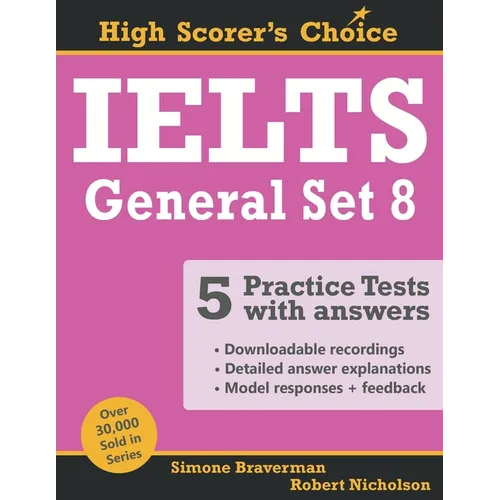 IELTS 5 Practice Tests, General Set 8: Tests No. 36-40
