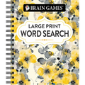 Brain Games - Large Print Word Search (Floral)