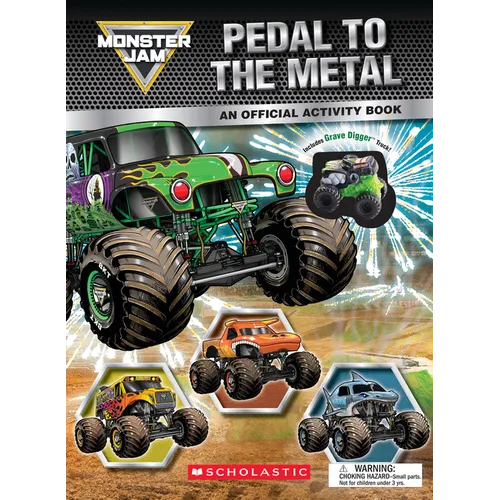 Monster Jam: Pedal to the Metal Activity Book (Includes Grave Digger Truck!)
