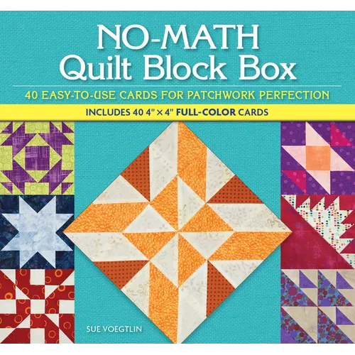 No-Math Quilt Block Box: 40 Easy-To-Use Cards for Patchwork Perfection