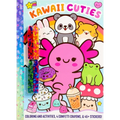 Kawaii Cuties: Coloring Book with Confetti Crayons and Stickers