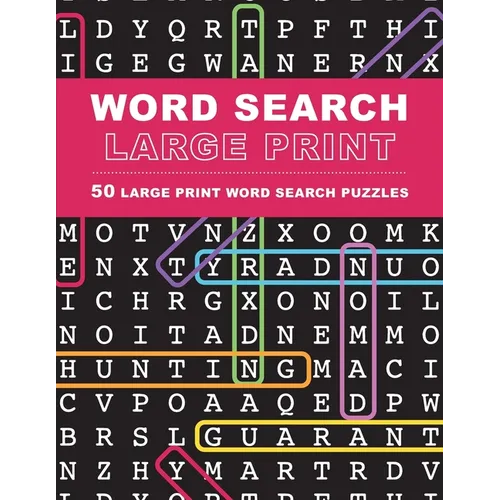 Large Print Word Search Puzzles: 50 Extra-Large Print Word Search Puzzles