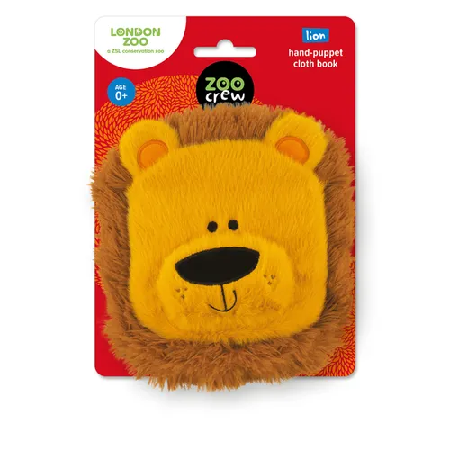 Hand-Puppet Cloth Book Lion