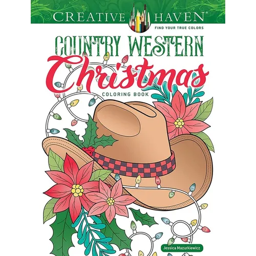 Creative Haven Country Western Christmas Coloring Book