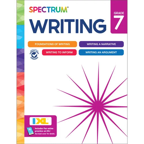 Spectrum Writing Workbook, Grade 7