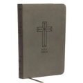 NKJV, Value Thinline Bible, Compact, Imitation Leather, Black, Red Letter Edition
