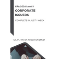 Cfa 2026: Level 1 corporate Issuers
