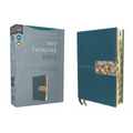 Niv, Thinline Bible, Leathersoft, Teal, Red Letter, Thumb Indexed, Comfort Print
