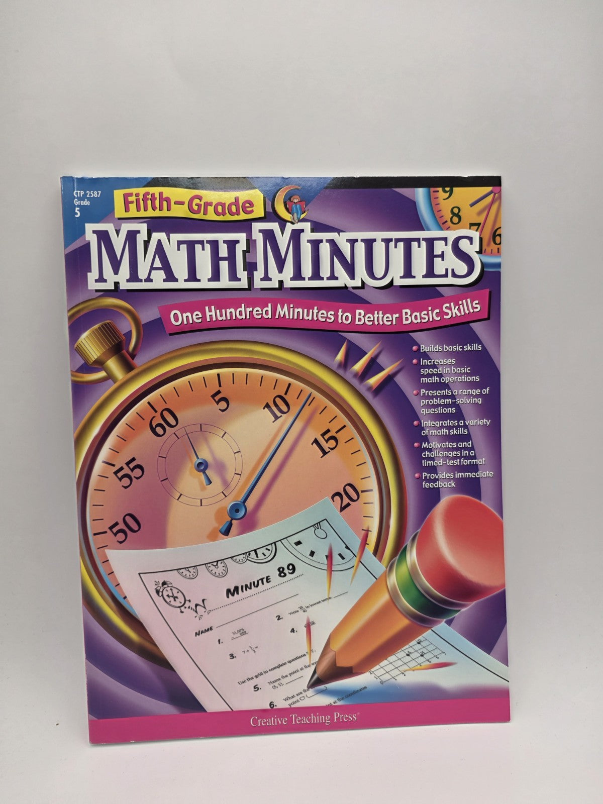 Fifth-Grade Math Minutes Grade 5 with Answer Key (New)