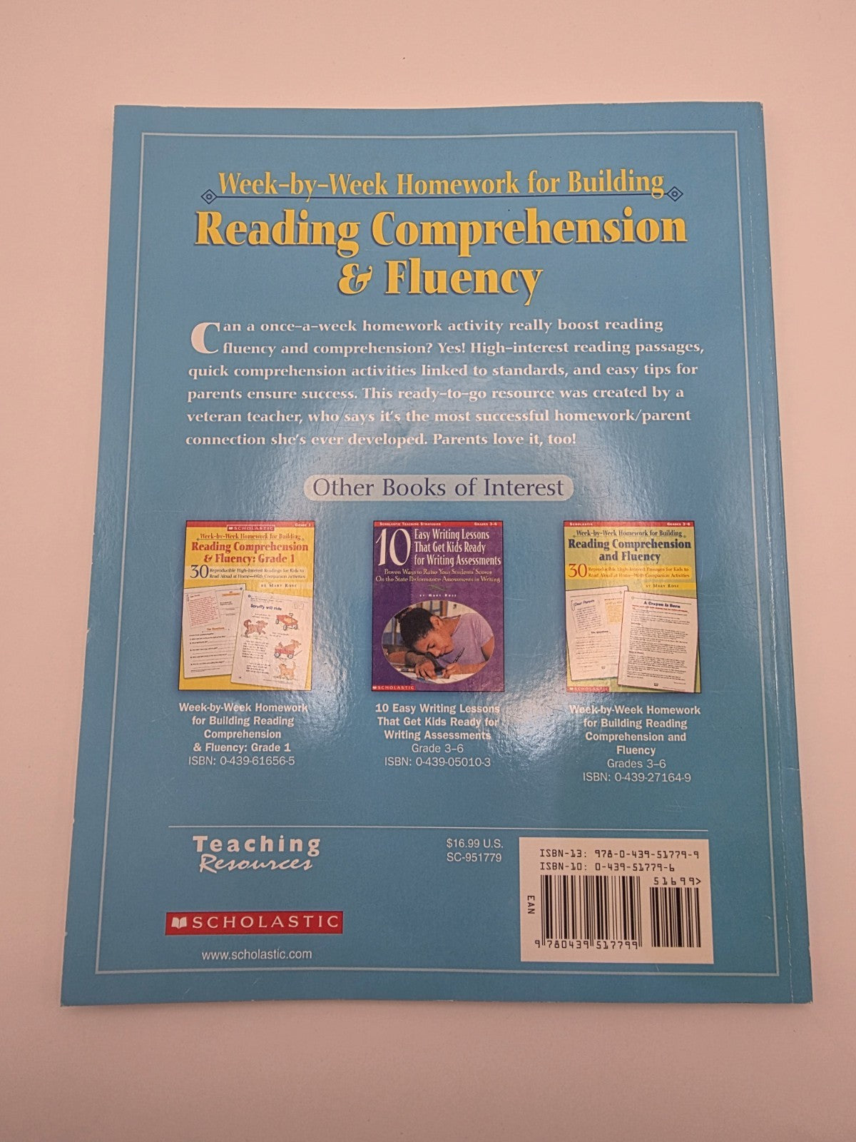 Scholastic Week-by-Week Reading Comp & Fluency Grades 2-3 (New)