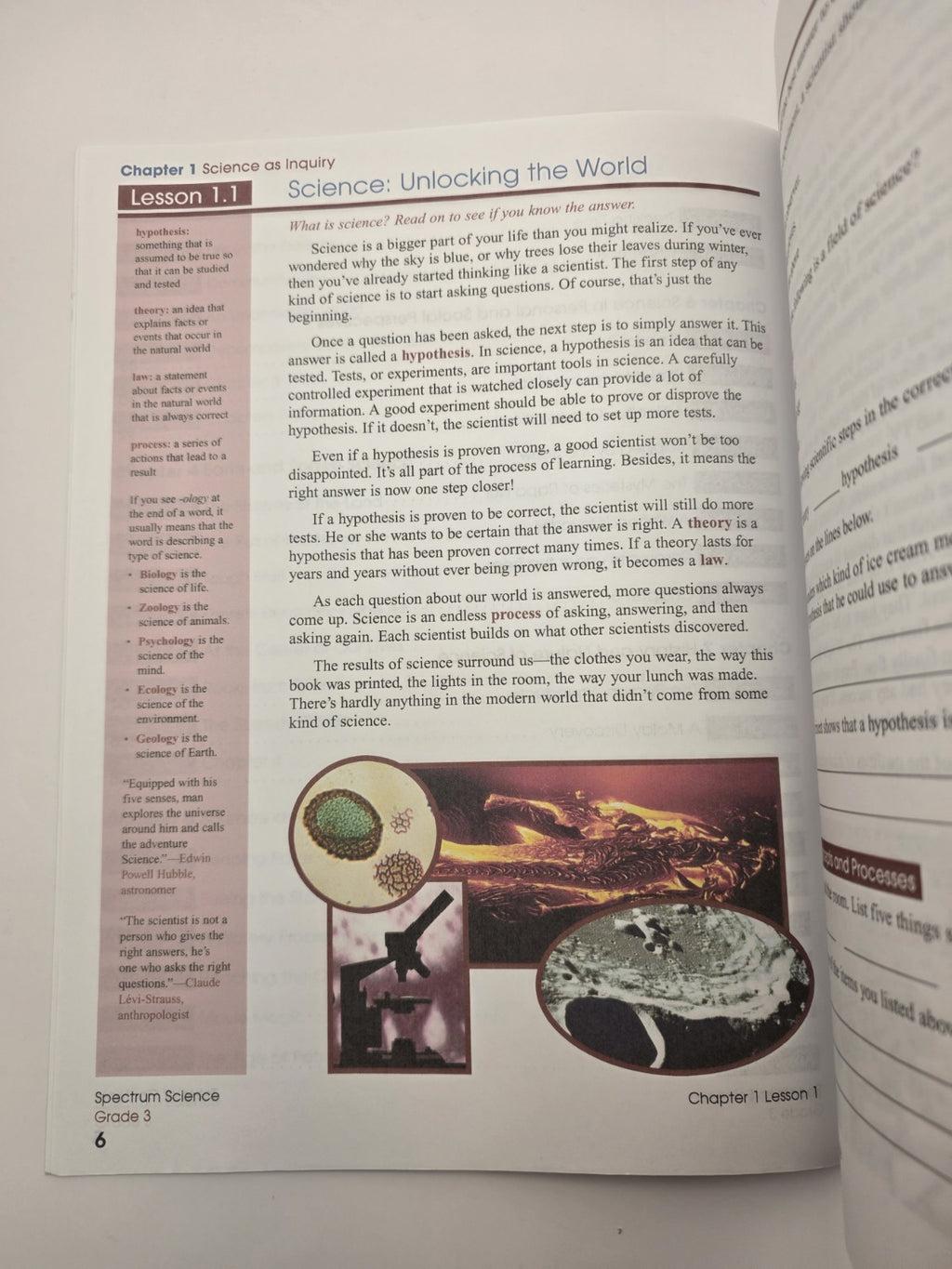 Spectrum Science Grade 3 Workbook with Answer Key Carson-Dellosa (New)