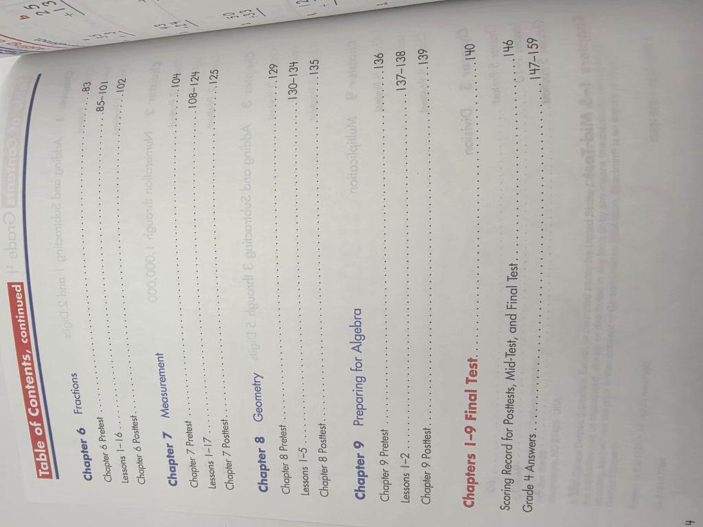 Spectrum Math Grade 4 Workbook Paperback w/ Answer Key 160 Pages (New)