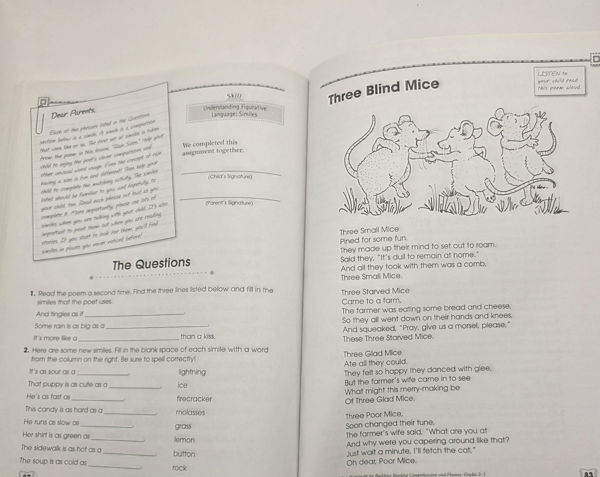 Scholastic Week-by-Week Reading Comp & Fluency Grades 2-3 (New)
