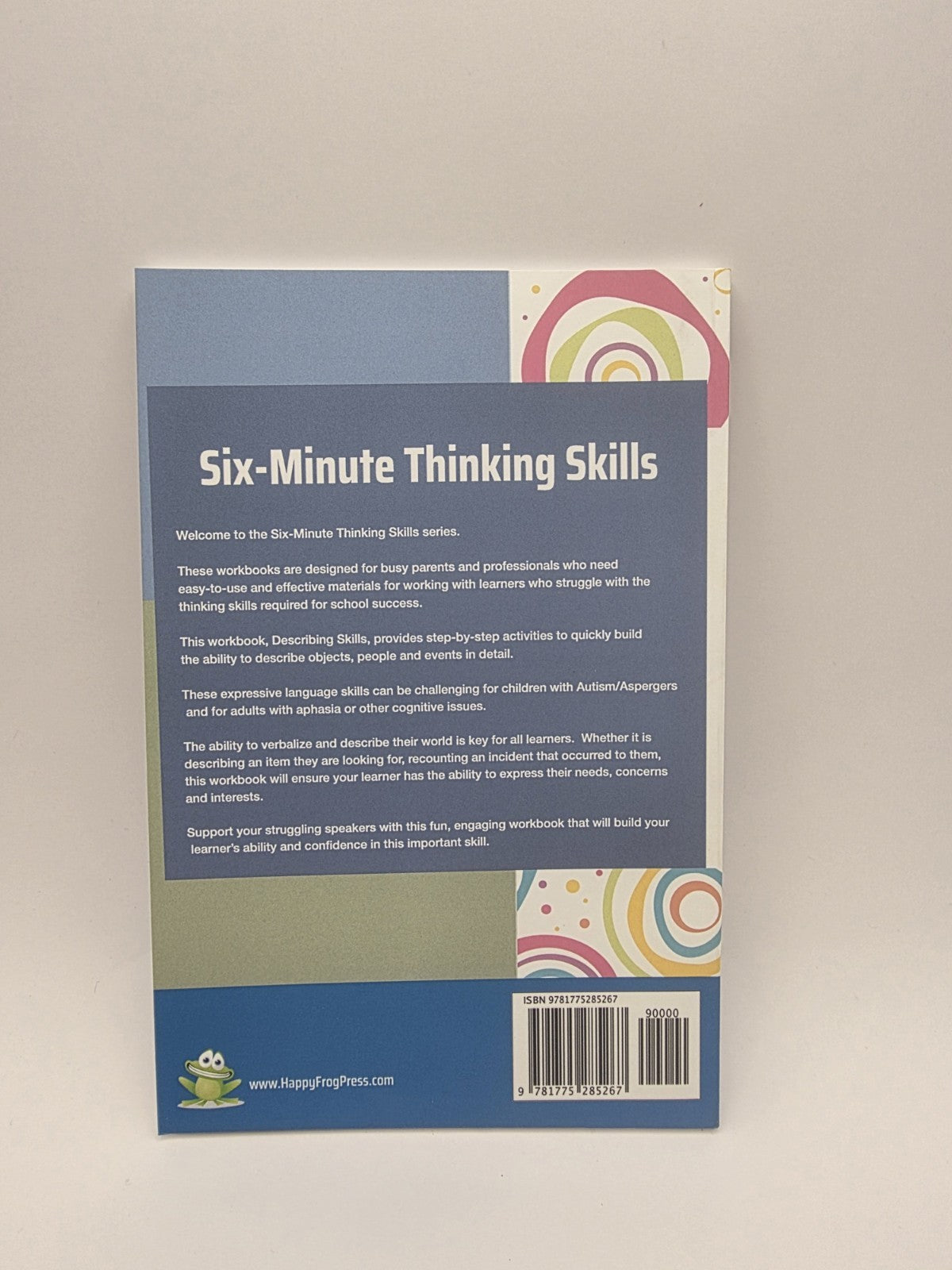 Happy Frog Press Describing Skills for Kids Autism & Asperger's Six-Minute (New)