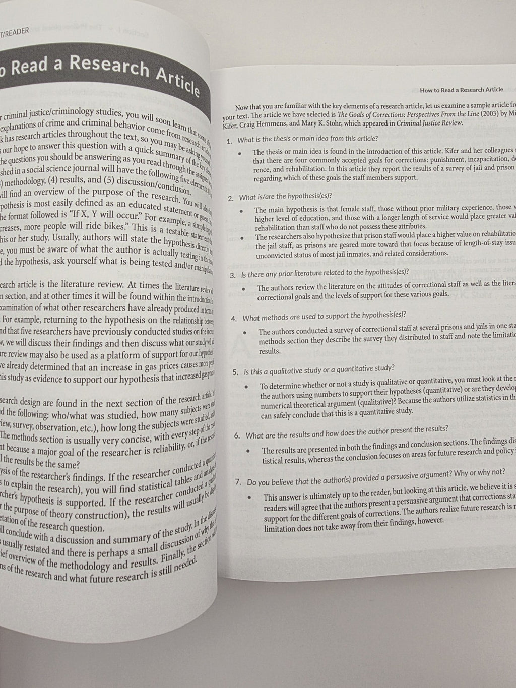 SAGE Corrections: A Text/Reader 3rd Ed Stohr Walsh Hemmens Paperback