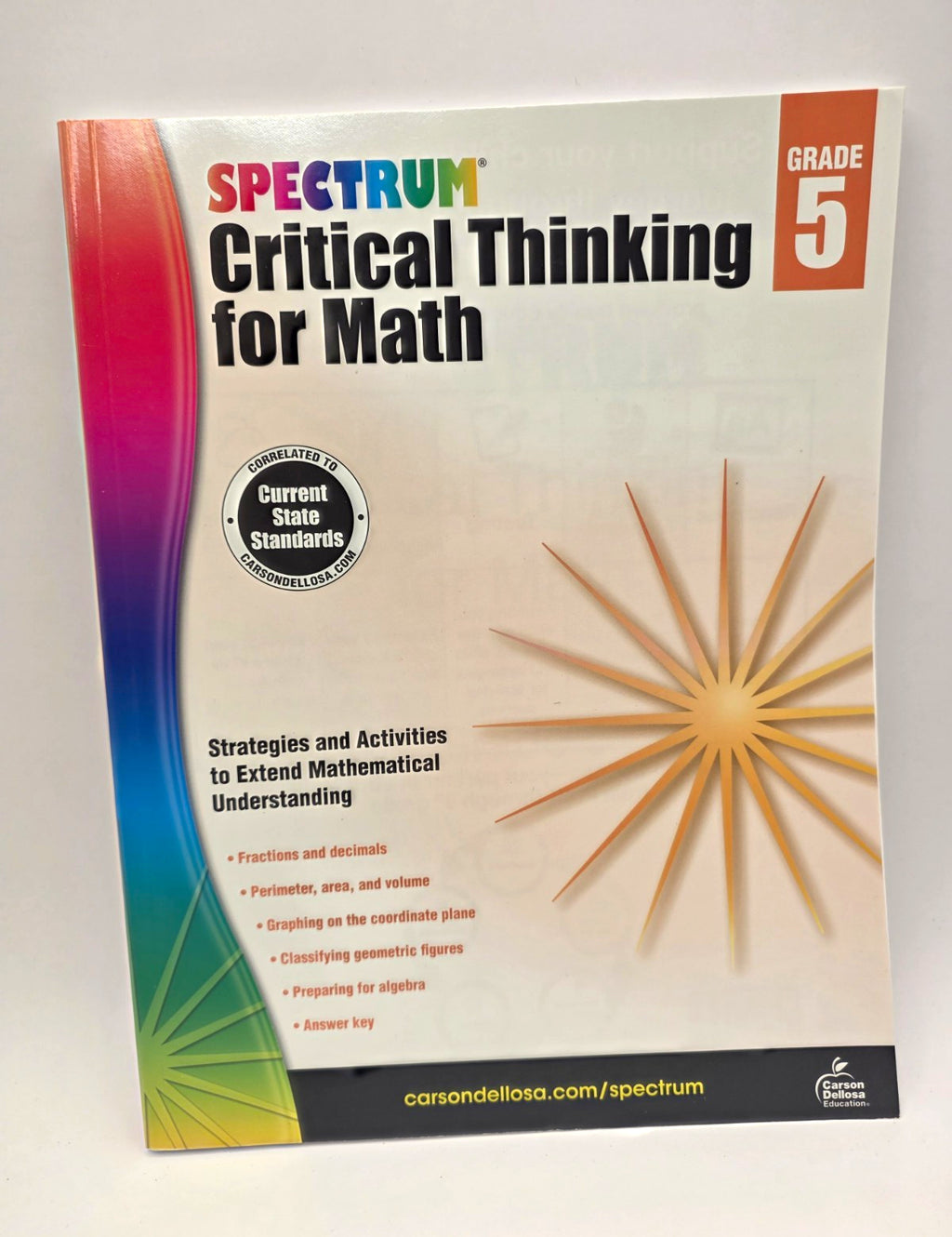 Spectrum Critical Thinking for Math Grade 5 Workbook (New)
