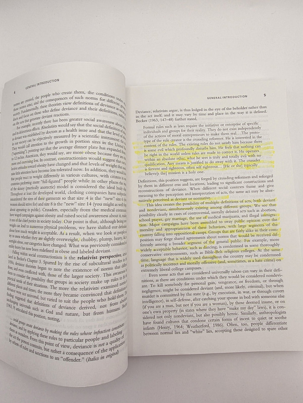 Constructions of Deviance 8th Ed Adler & Adler Paperback Textbook Cengage