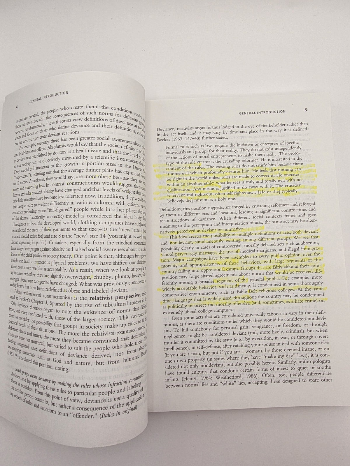 Constructions of Deviance 8th Ed Adler & Adler Paperback Textbook Cengage