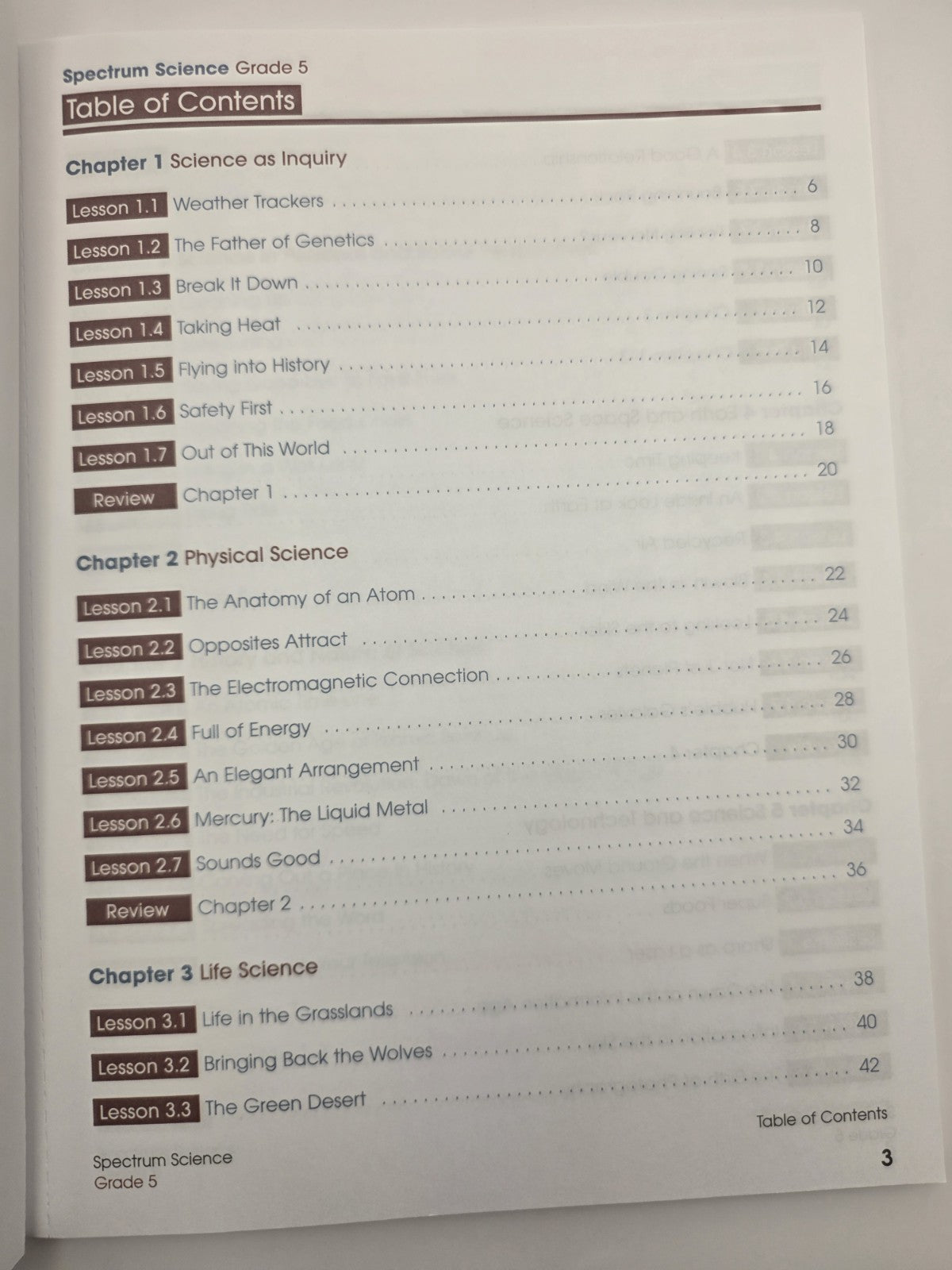 Carson-Dellosa Spectrum Science Grade 5 Workbook with Answer Key Paperback (New)