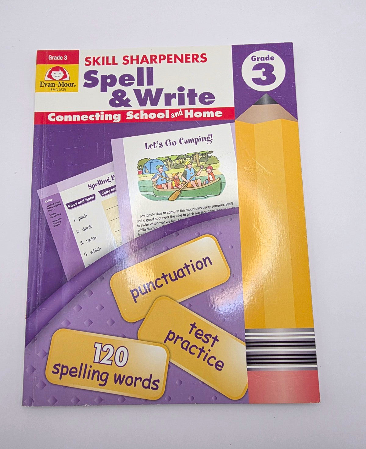 Evan-Moor Skill Sharpeners Spell & Write Grade 3 Workbook (New)