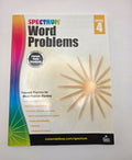 Spectrum Word Problems Grade 4 Workbook Mathematics (New)