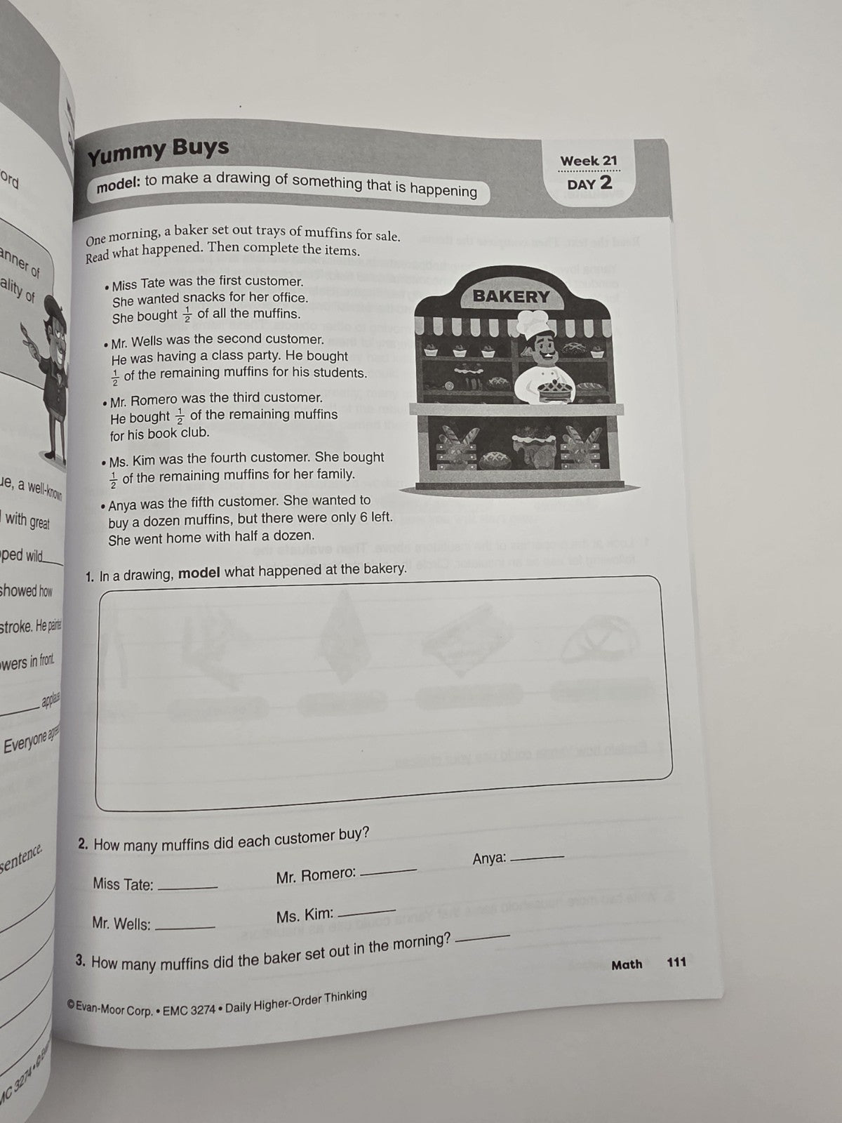 Evan-Moor Daily Higher-Order Thinking Grade 4 Workbook (New)