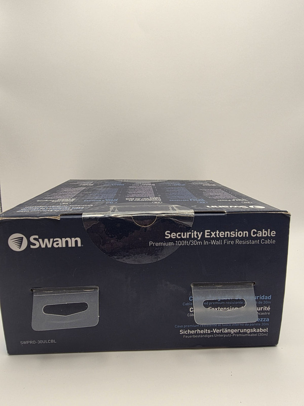 Swann 100ft/30m In-Wall Fire Resistant 4K BNC Video + DC Power Cable