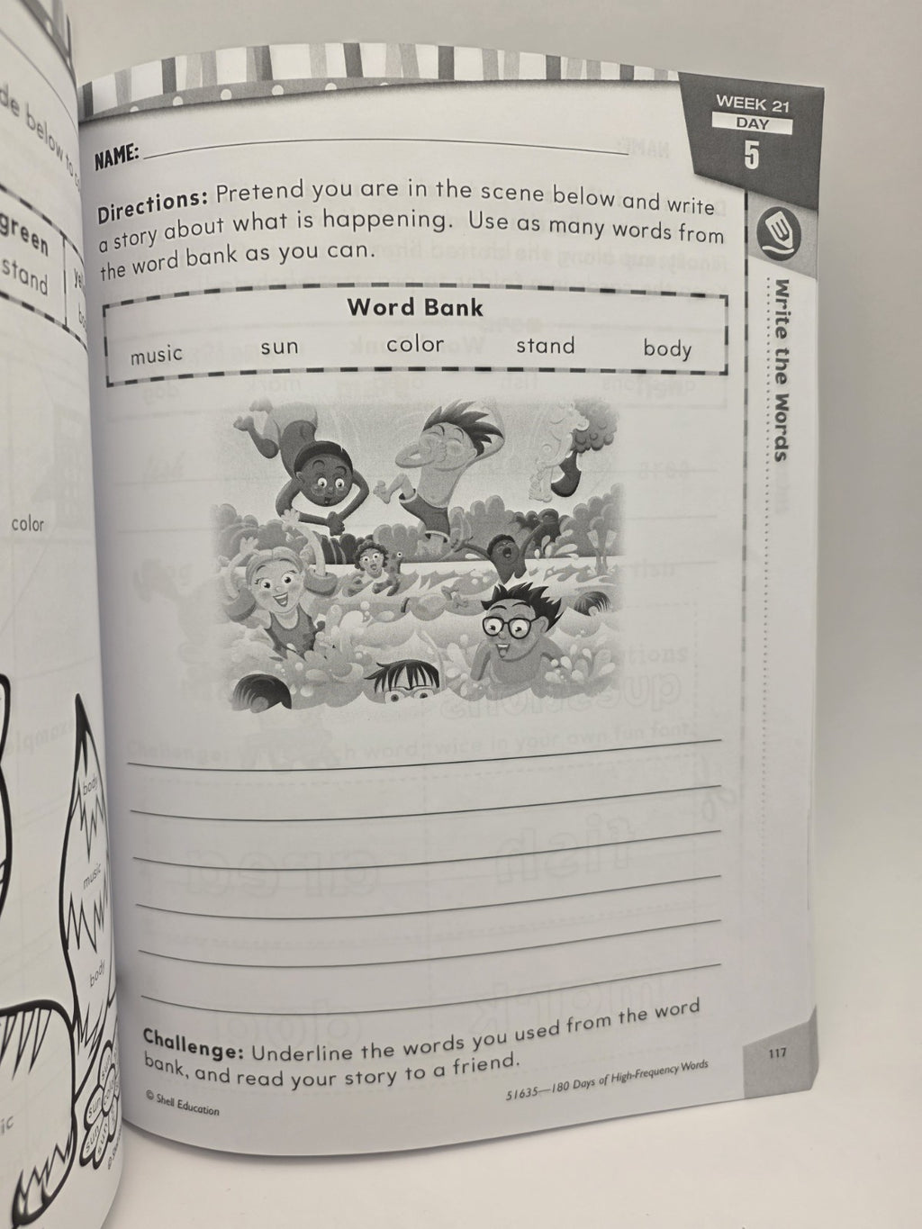 Shell Education 180 Days of High-Frequency Words Grade 2  (New)