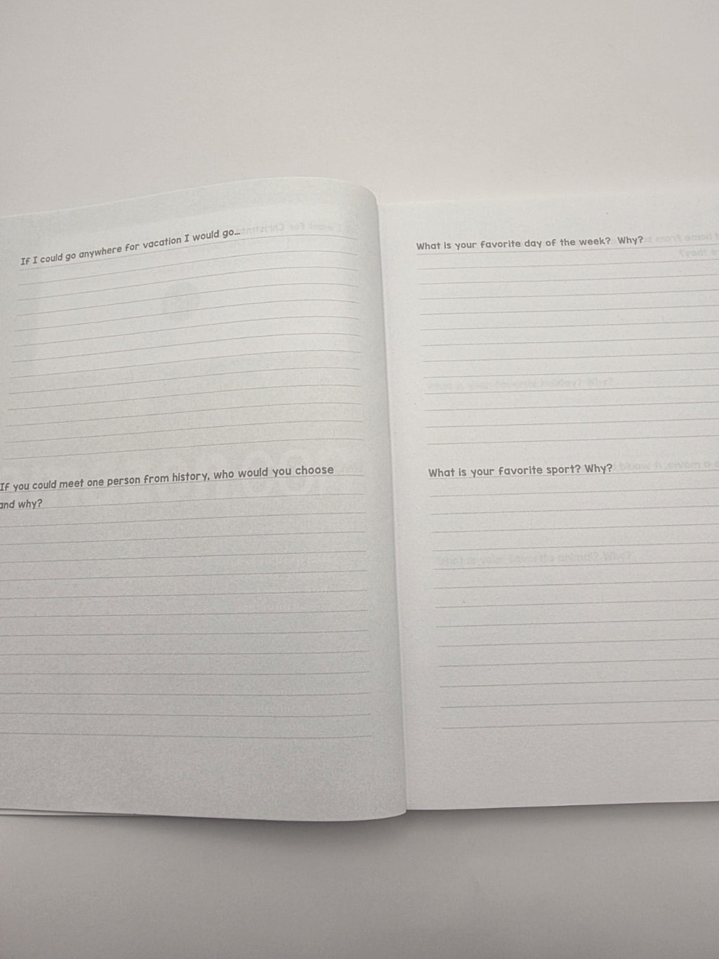 Thomas Media 365 Writing Prompts for Kids Journal Workbook (New)