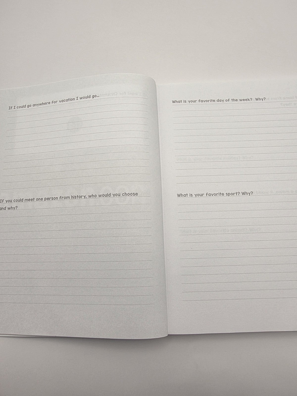 Thomas Media 365 Writing Prompts for Kids Journal Workbook (New)