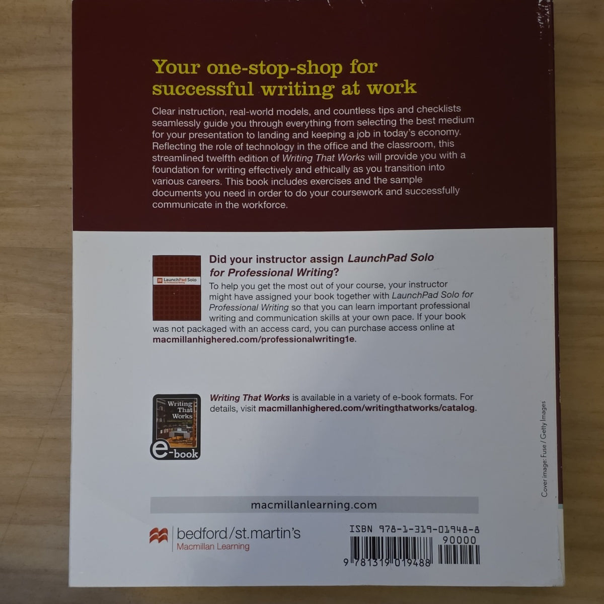 Bedford/St. Martin's Writing That Works 12th Ed Oliu & Brusaw (2016)