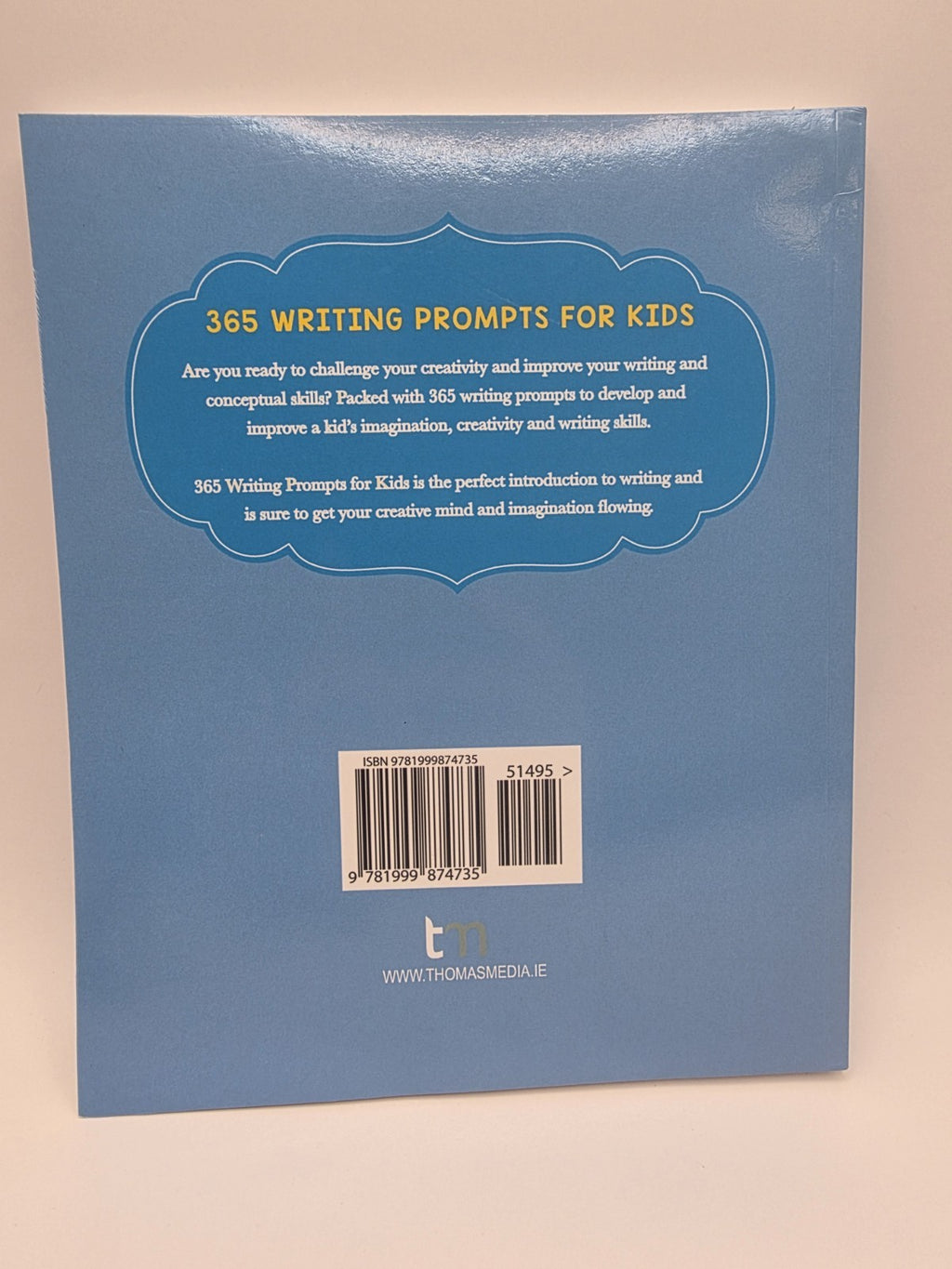 Thomas Media 365 Writing Prompts for Kids Journal Workbook (New)