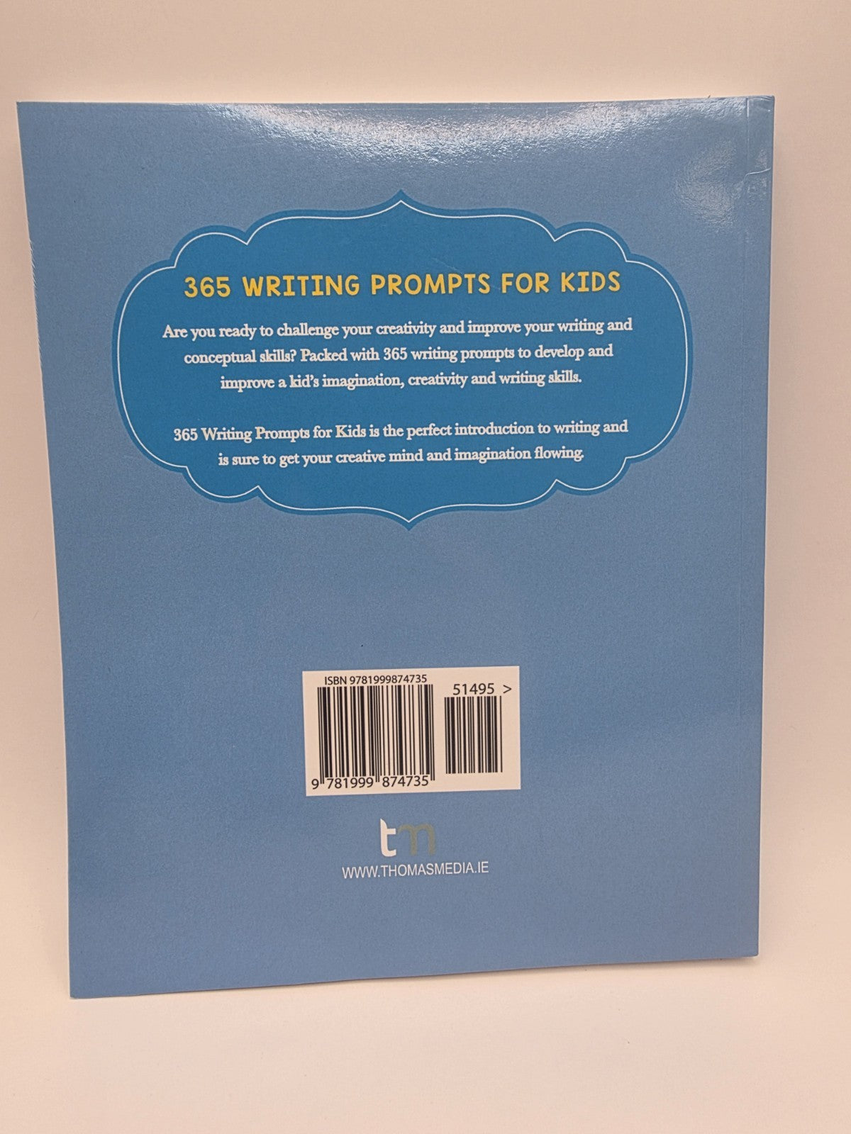 Thomas Media 365 Writing Prompts for Kids Journal Workbook (New)