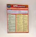 QuickStudy Academic APA Guidelines 7th Ed Laminated Study Guide Writing 2020 New