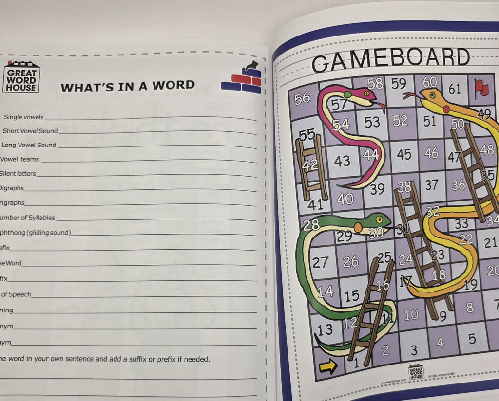 Great Word House Fluency Word Lists Levels 1-12 237 page Resource for Dyslexia