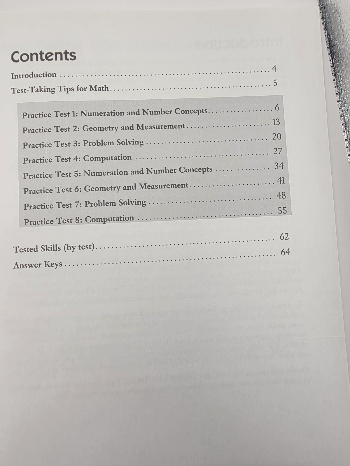 Scholastic Success With Math Tests Grade 3 Study Guide with Answer Key 64p (New)