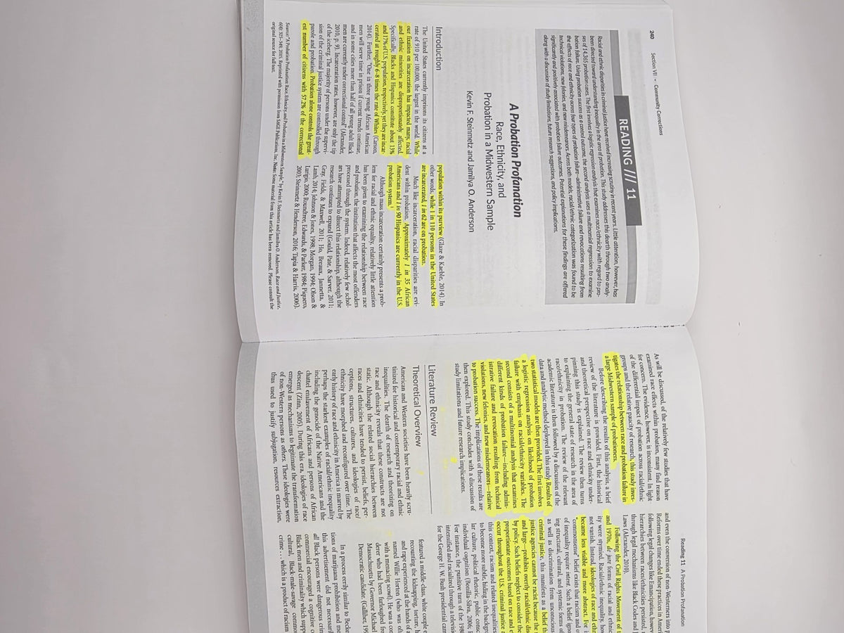 SAGE Corrections: A Text/Reader 3rd Ed Stohr Walsh Hemmens Paperback