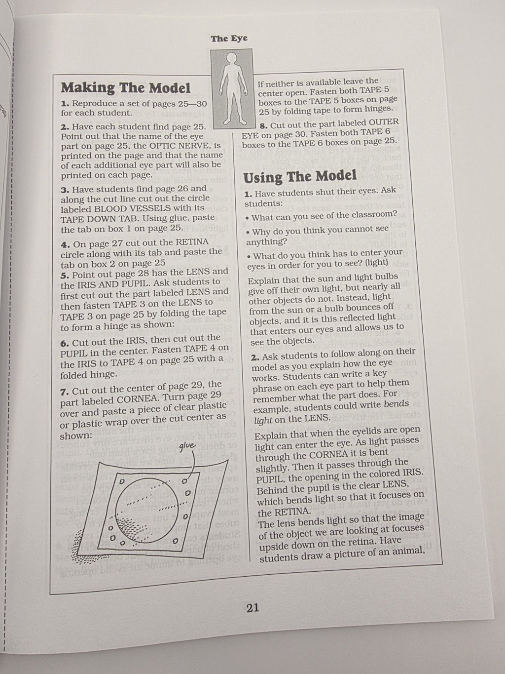 Scholastic The Body Book Easy-to-Make Hands-on Models That Teach (New)