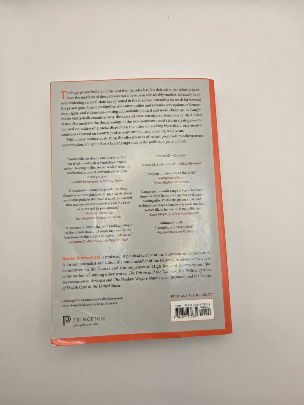 Caught: The Prison State and Lockdown of American Politics Gottschalk Paperback